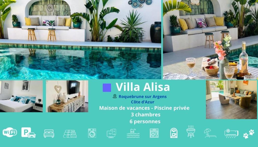 רוקברון-סור-ארז'נס Villa Alisa Avec Piscine Privee מראה חיצוני תמונה